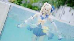 [QCos]Genshin Impact Barbara Gunnhildr Swimsuit Cosplay