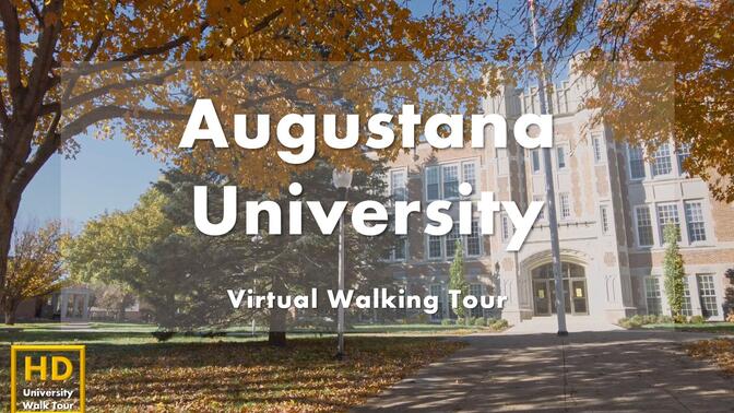 奥古斯塔纳大学 - 校园漫步 - Augustana University Virtual Walking Tour｜USA