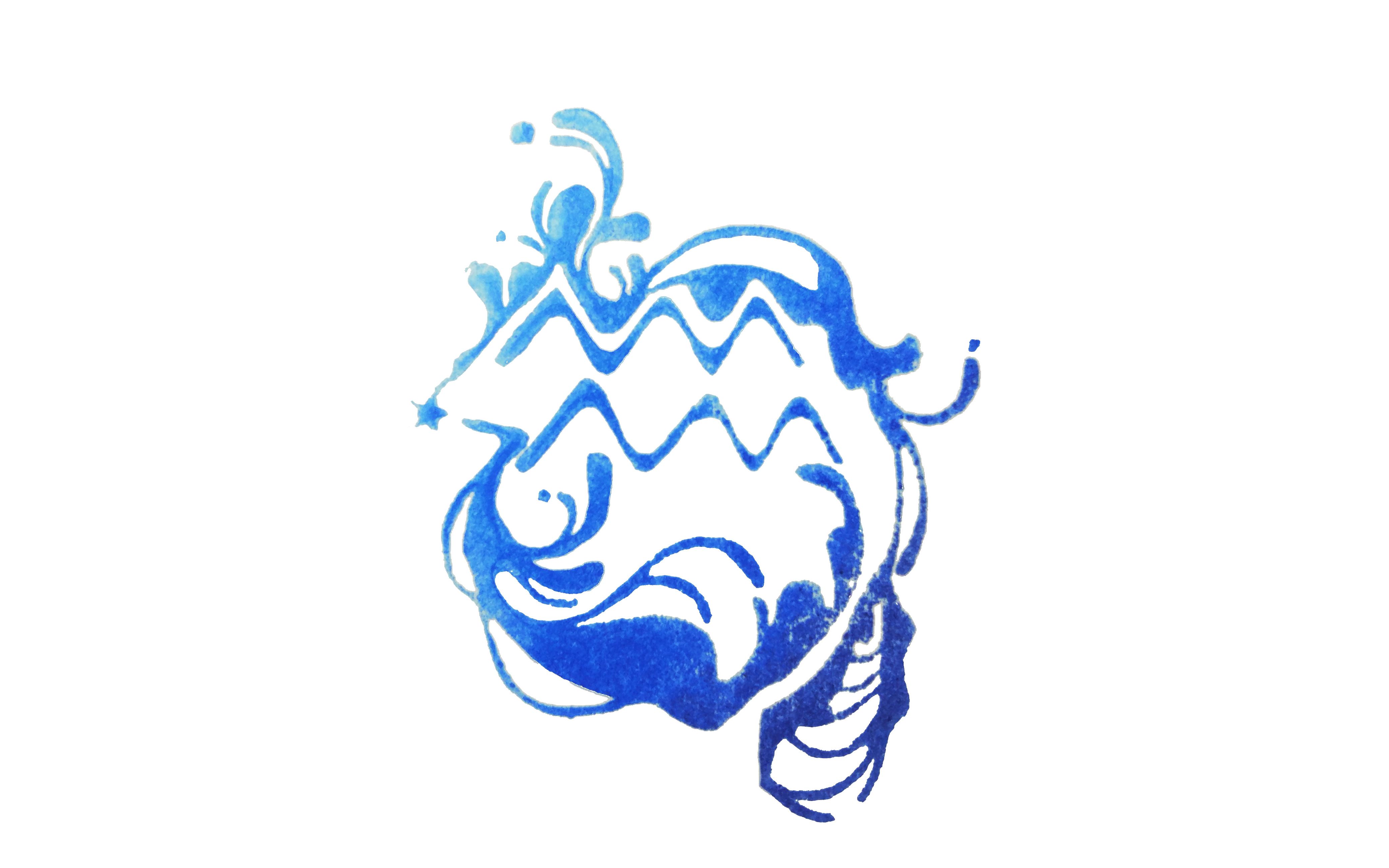 橡皮章星座系列05水瓶座