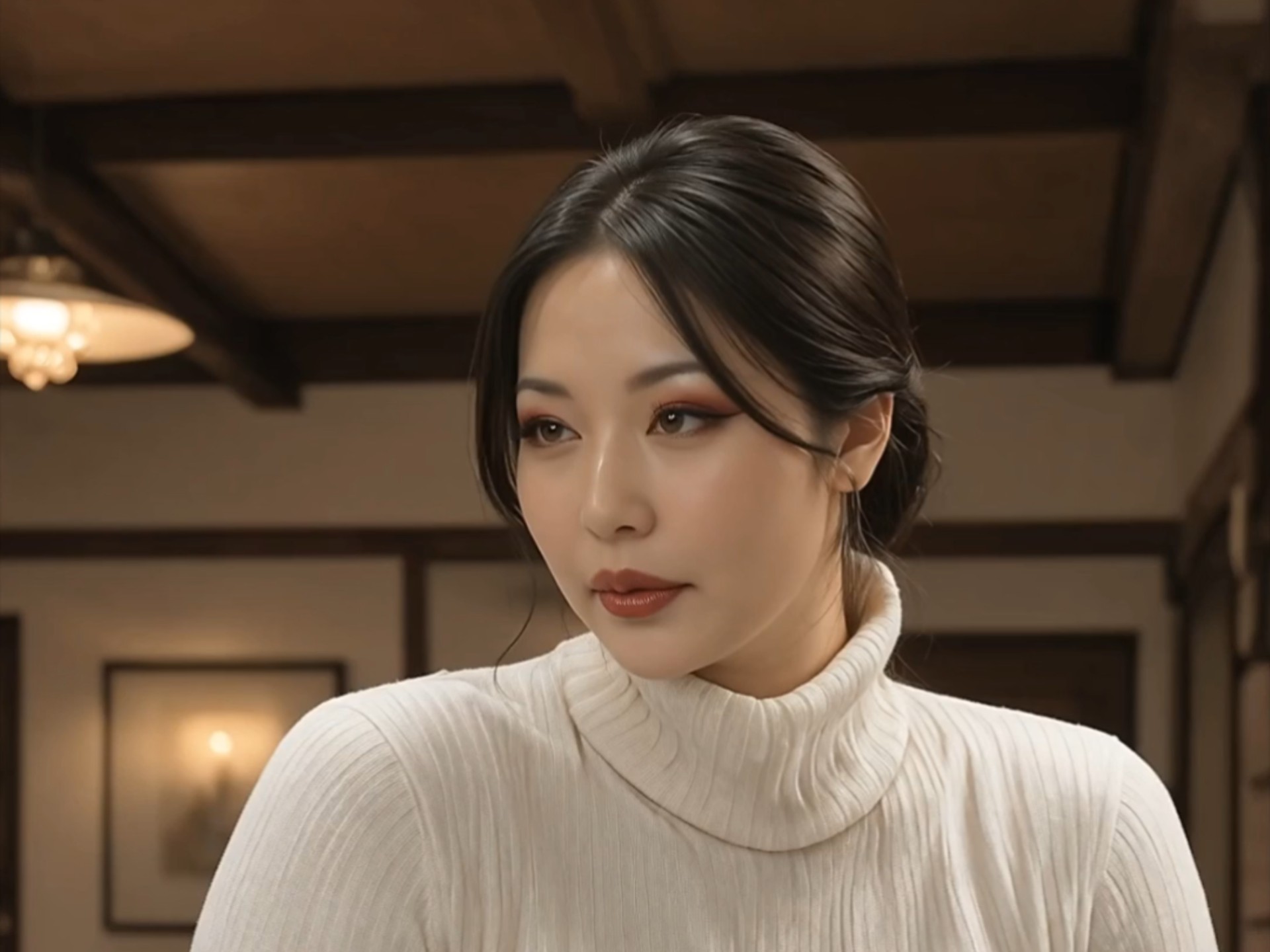 大姨笑的不好看吗？大侄子