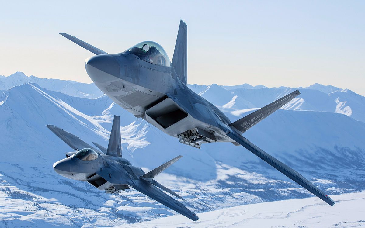 f-22战斗机性能测试飞行