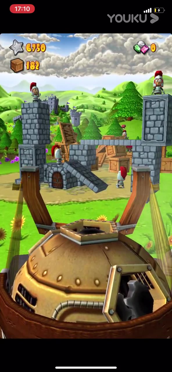 iOS《Catapult King》关卡34_超清(8855062)_哔哩哔哩bilibili