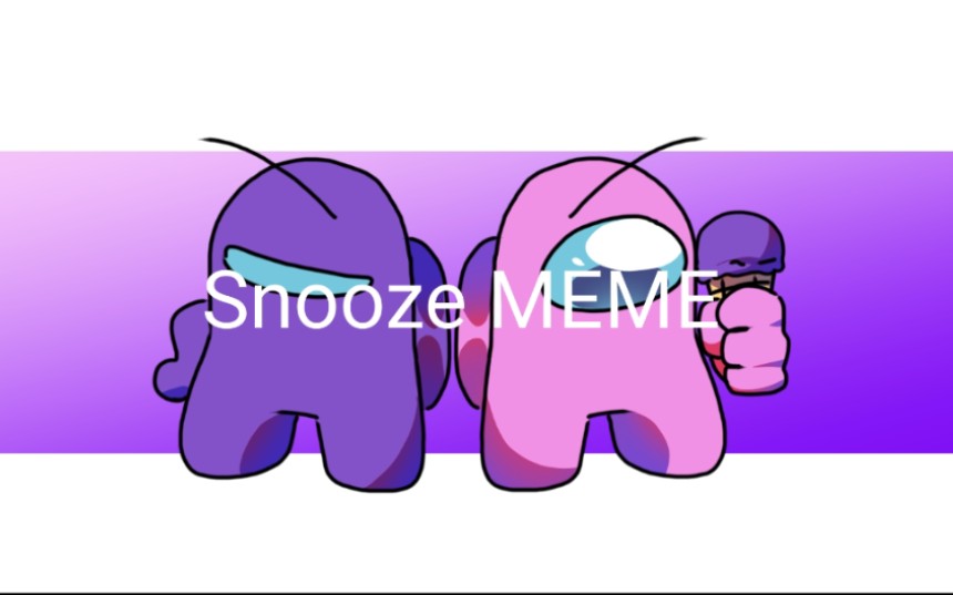 【Among us 迷你黄系列】Snooze MEME