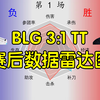 BLG 3:1 TT赛后数据雷达图_英雄联盟