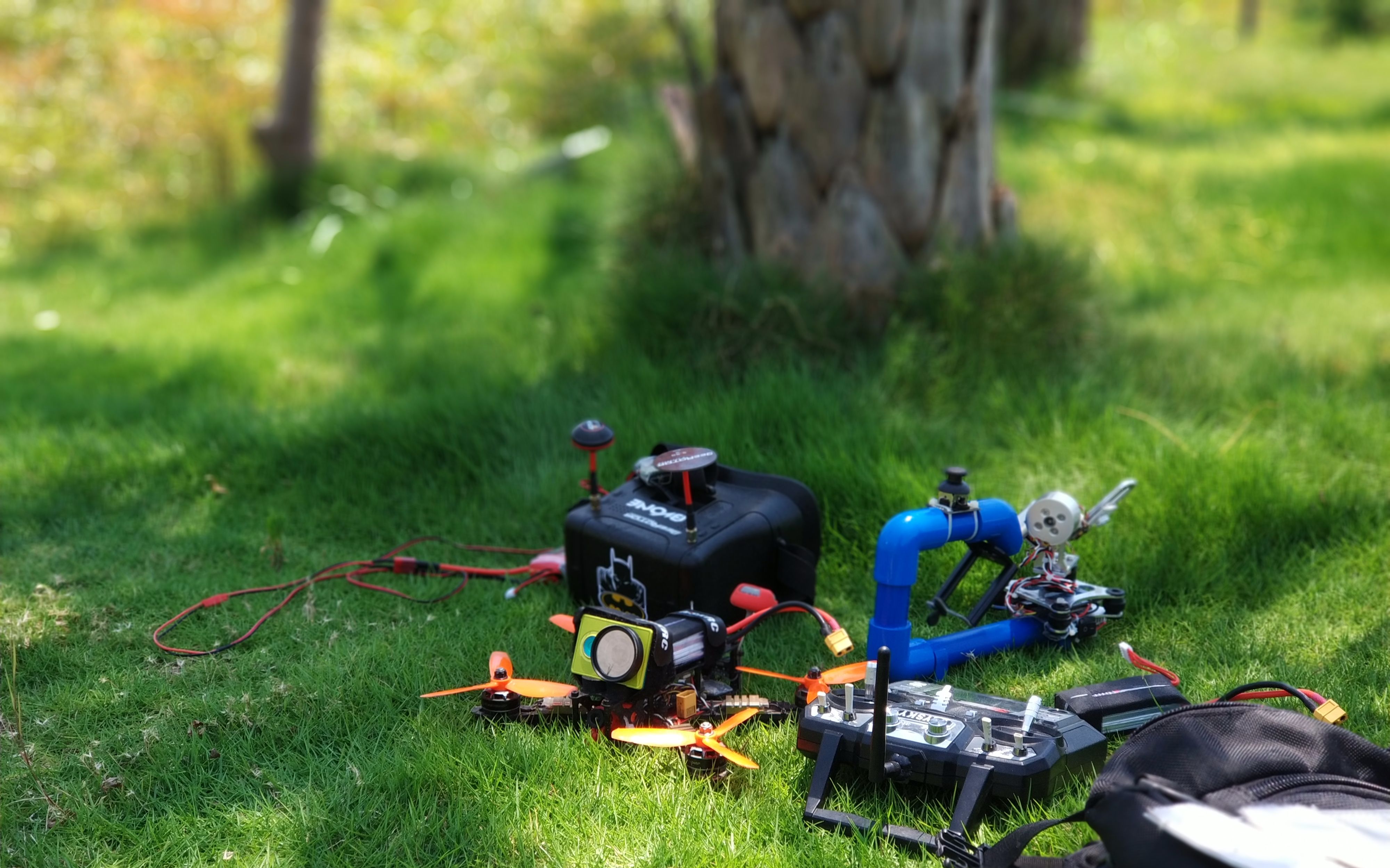 [穿越机fpv]为了有地方飞包了整个岛浪!湖南千龙湖