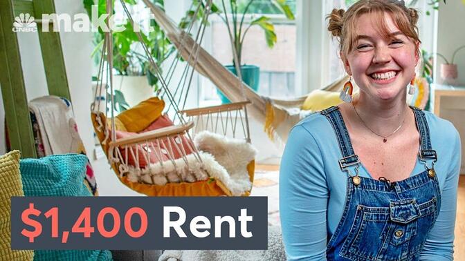 居住在俄勒冈州波特兰市每月1400美元的公寓的生活