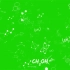 【绿幕素材】化学公式背景特效素材，4K高清，无水印！