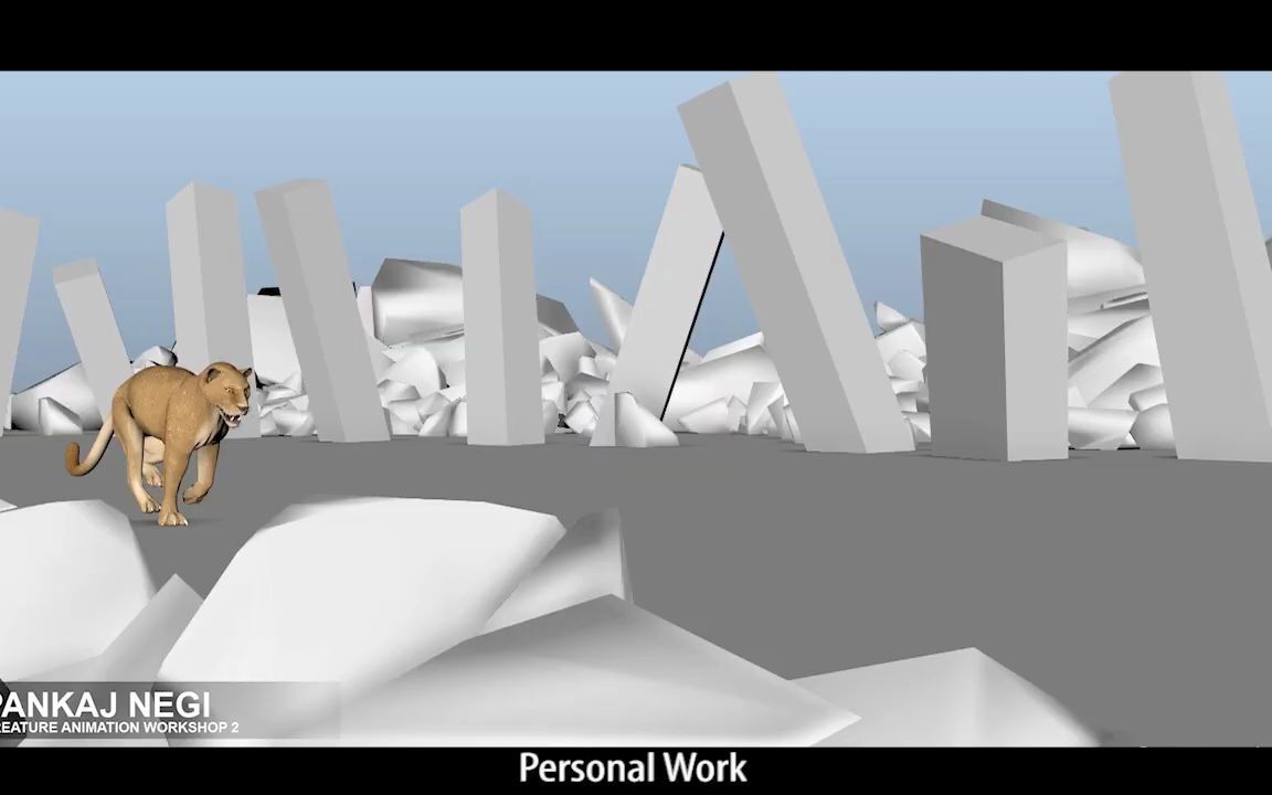 四足动物电影级别动画展示Creature Animation