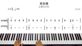 特别简单又好听的钢琴曲谱子_初学钢琴曲简单的谱子(3)