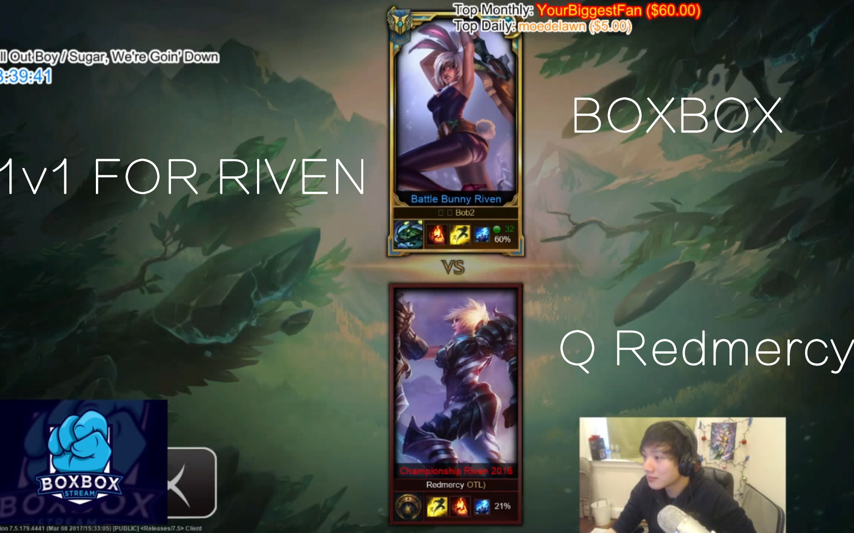 【boxbox特别篇#28# 锐雯solo vs q redmercy