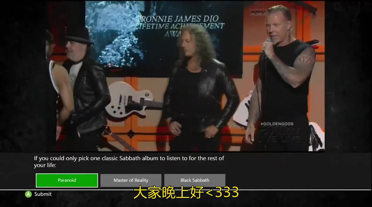 【metallica】2013年revolver golden gods award终生