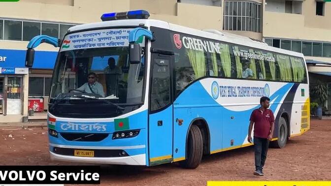 【印度客车】加尔各答→达卡 | 印度到孟加拉国的跨国旅程 | 沃尔沃豪华巴士