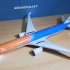 波音777纸模型 制作过程 | KLM航空 | 模型内加LED灯