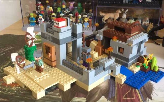 作死大队lego乐高21121我的世界minecraft沙漠前哨站