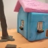 用橡皮泥手工制作的创意海边小房子