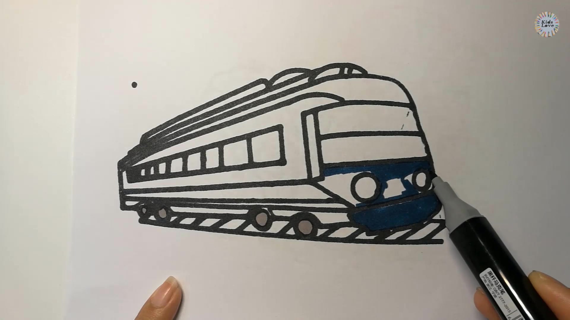 漂亮儿童美术画 实用简笔画火车的画法详细步骤 咿咿呀呀儿童手工网