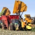 阿克斯波（OXBO）2485玉米棒收机法国农场甜玉米采收及运输作业