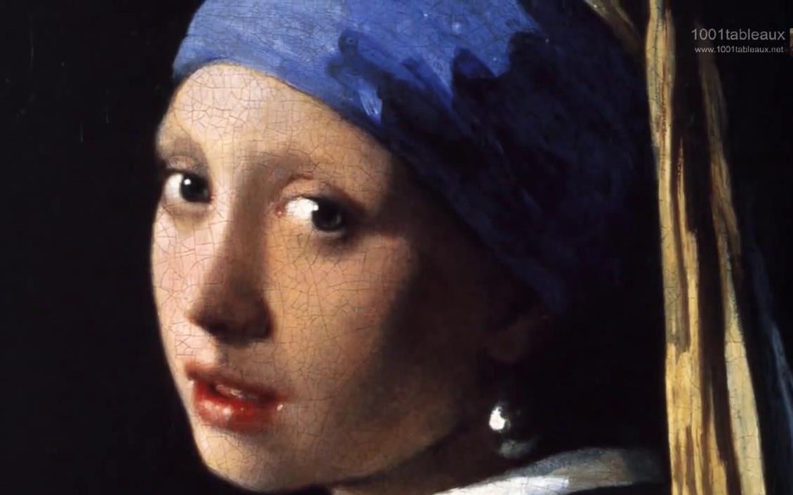 艺术史上最经典的回眸戴珍珠耳环的少女