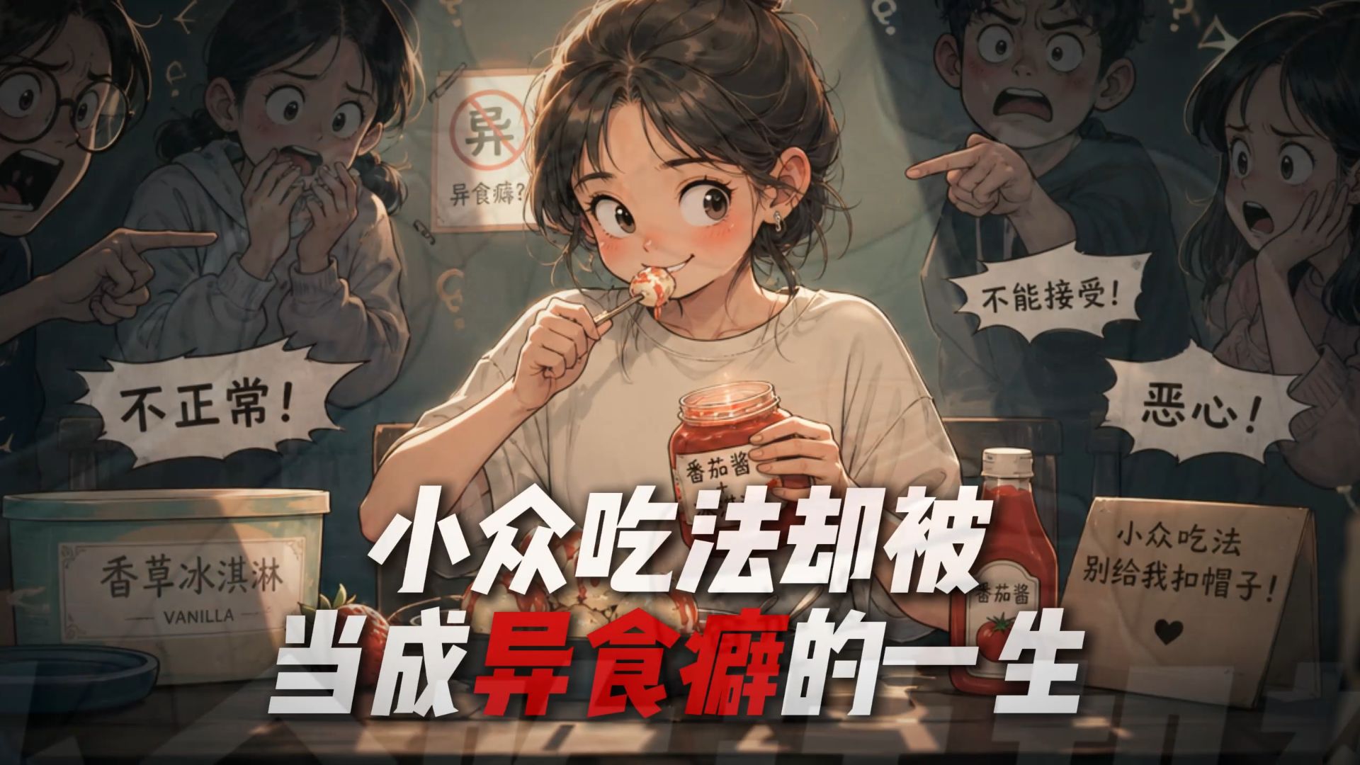 今天你要体验的人生副本是，小众吃法却被当成异食癖的一生