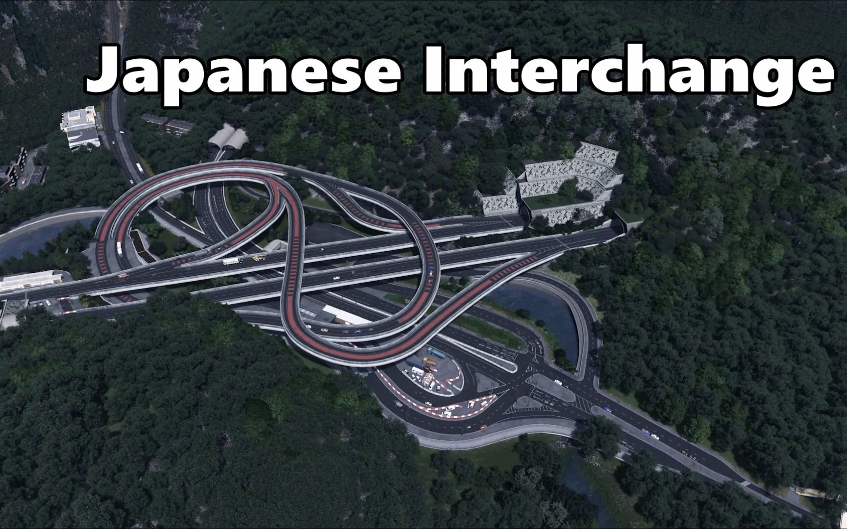 【都市天际线】日式立交建造 cities skylines - japanese