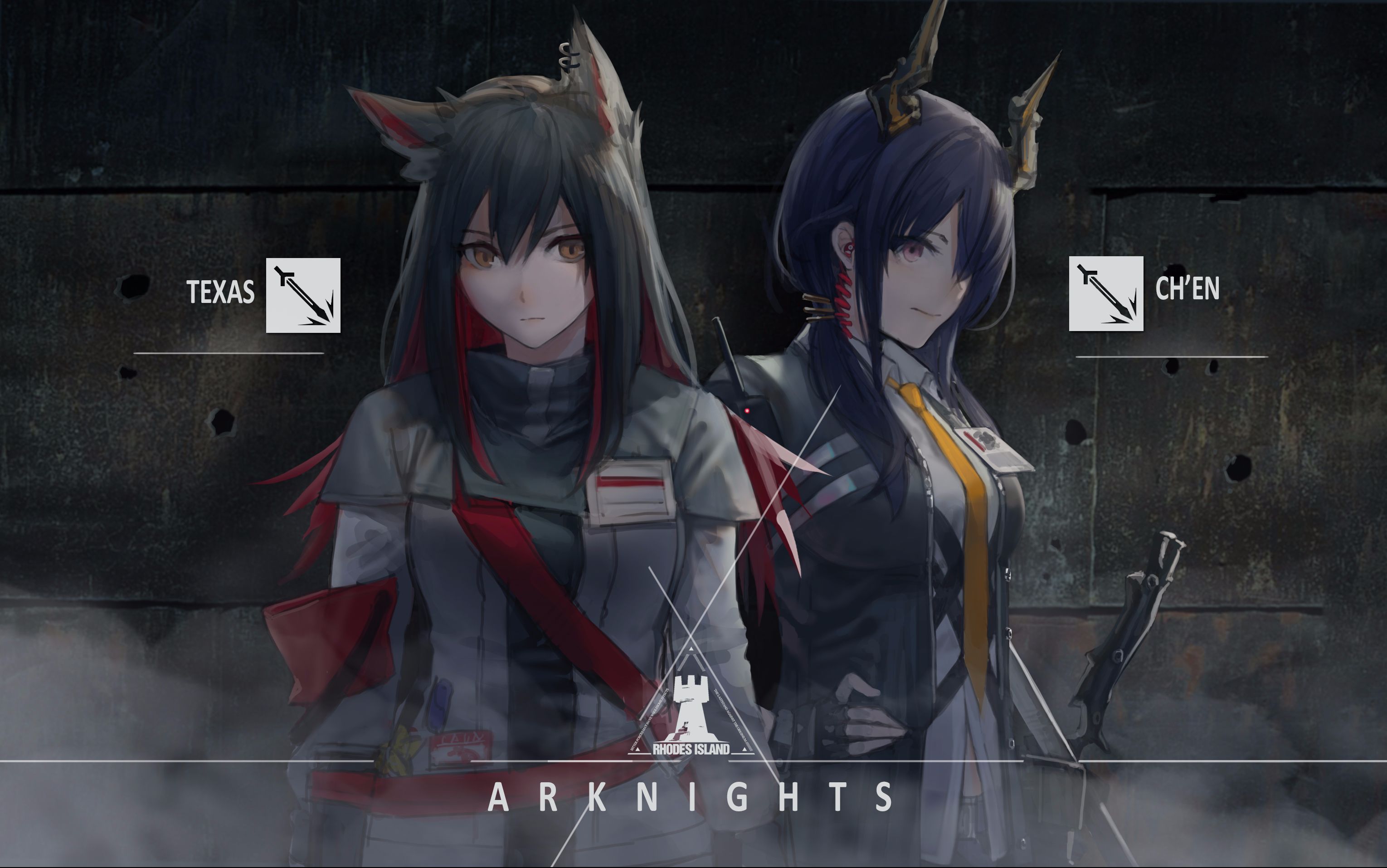 【授权转载】明日方舟 德克萨斯 live2d arknights texas