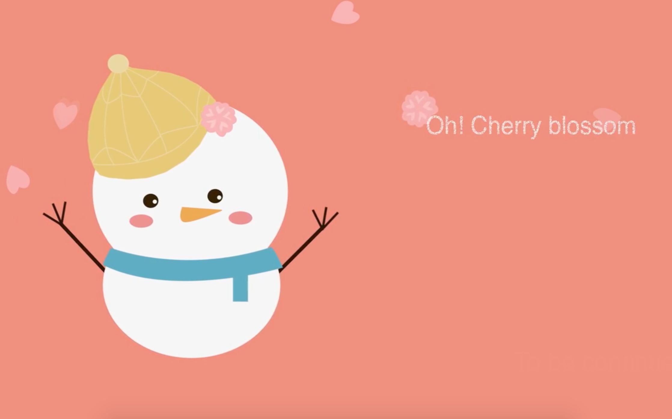 snowman & cherry blossom 『雪人&樱花?』