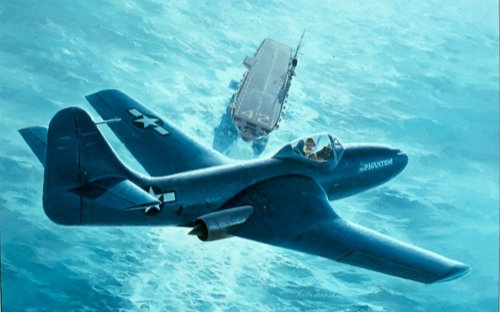 世界首架喷气式舰载战斗机的开发和试飞:麦克唐纳xfd