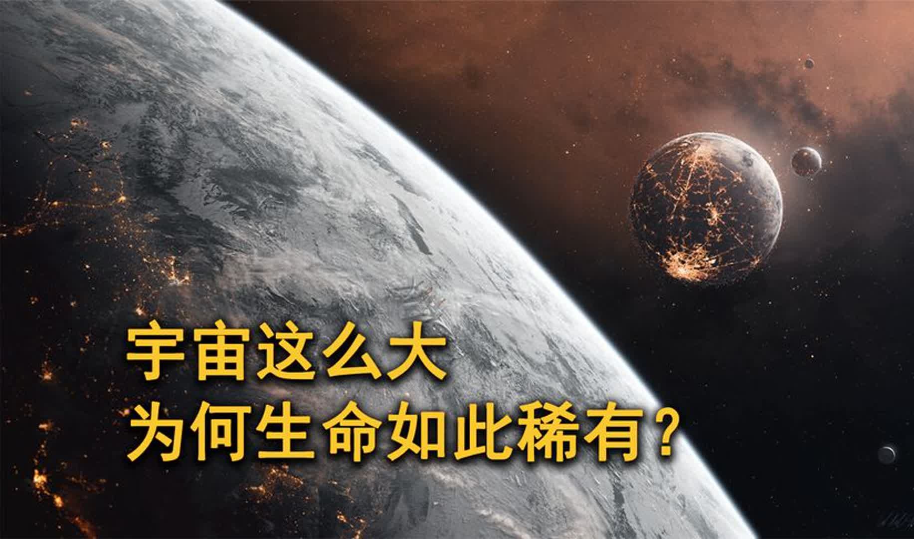 宇宙大到无法想象，为何生命却如此稀有？