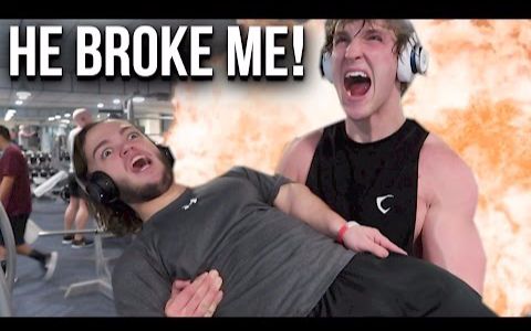 logan paul vlogs - working out with a dwarf! (feat. dwarf mamba)