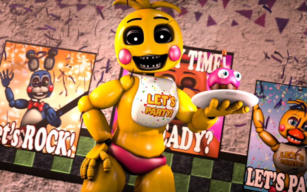 [sfm fnaf] toy chica 玩具奇卡的声音 (david near)