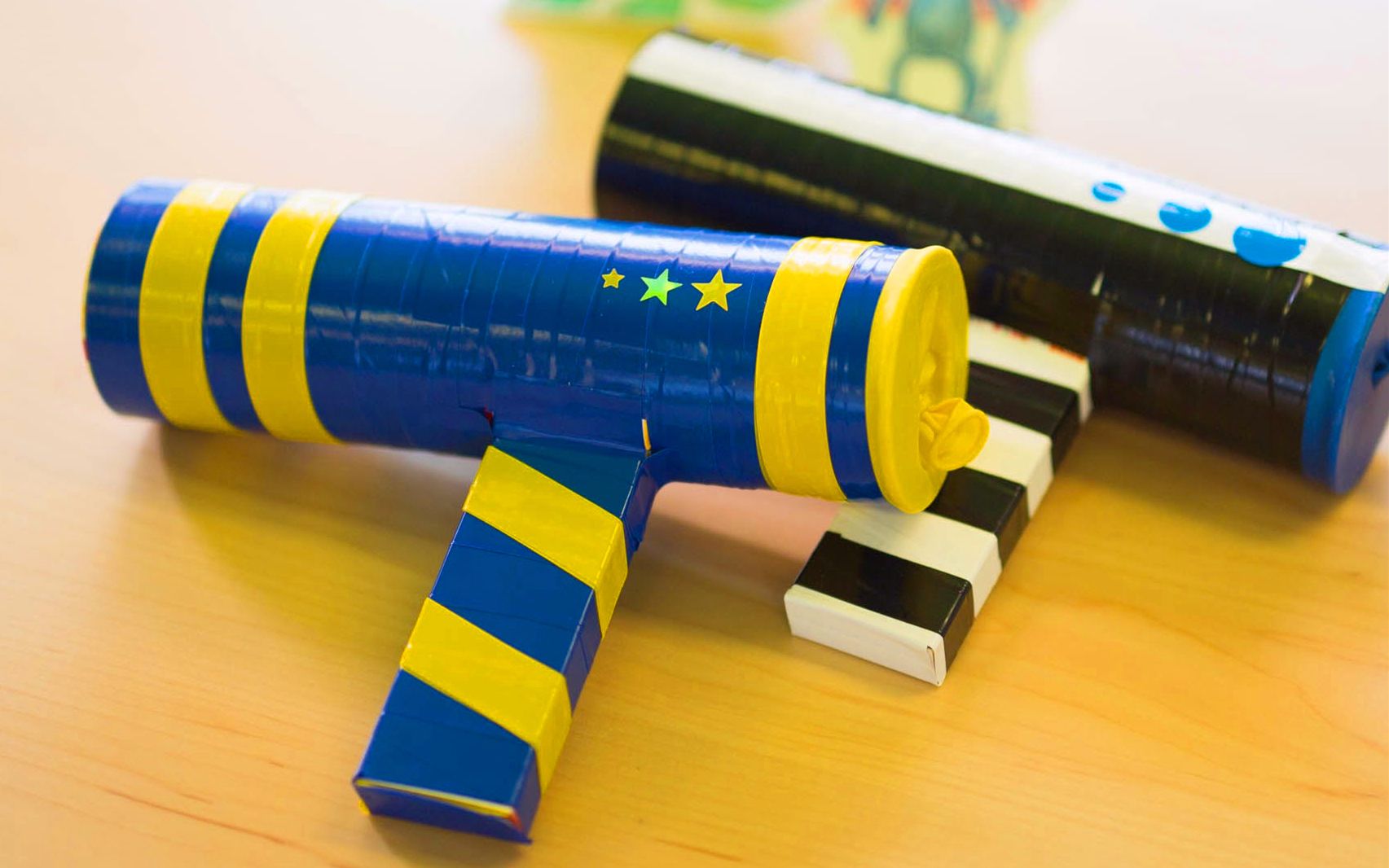 德国以前用来打飞机的空气炮，原来是很好的玩具