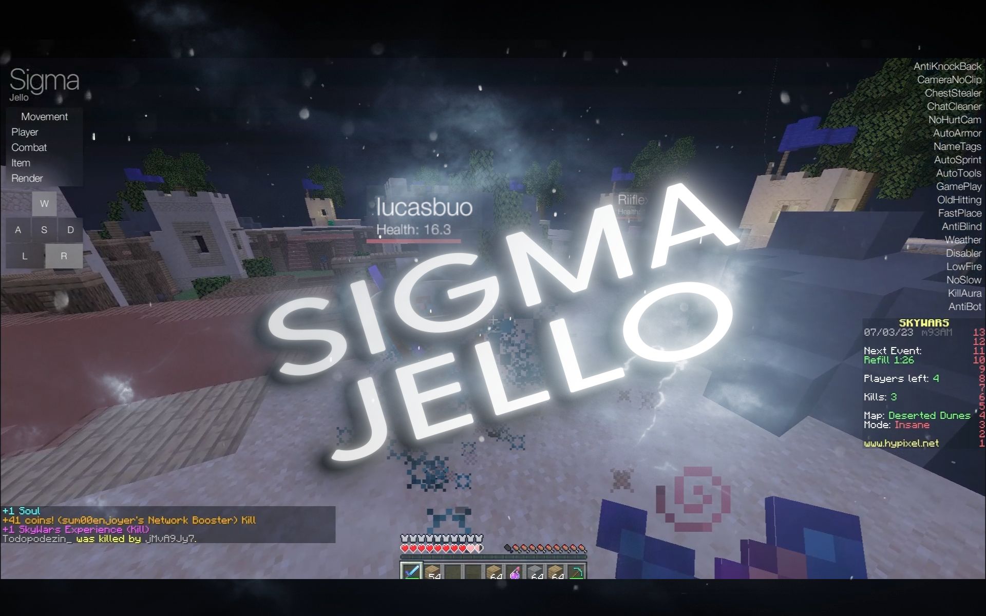 Sigma 5 0 JELLO Minecraft 1 8 To 1 16 4 Hacked