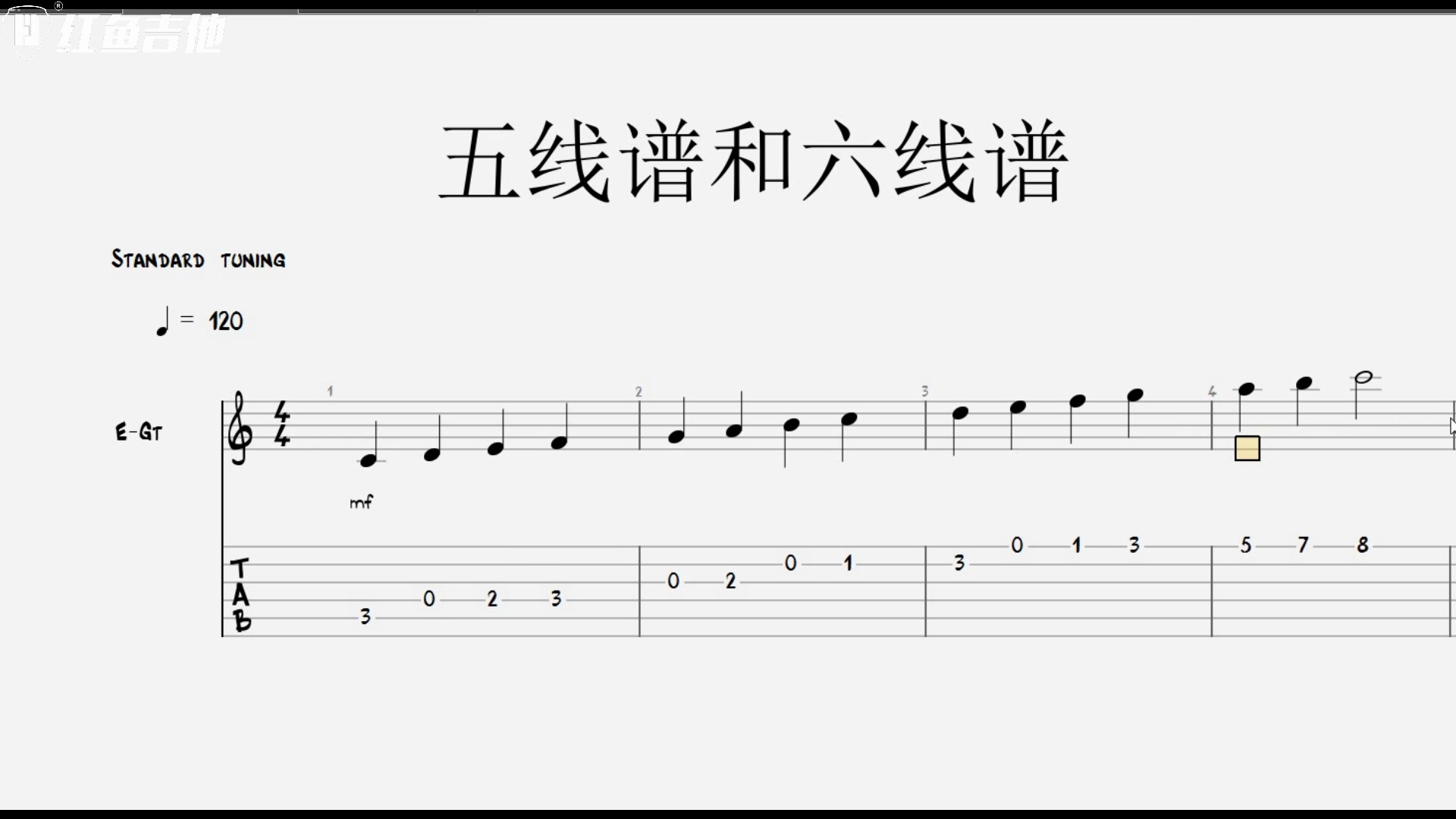 吉他简谱入门基础教程_钢琴简谱入门基础教程