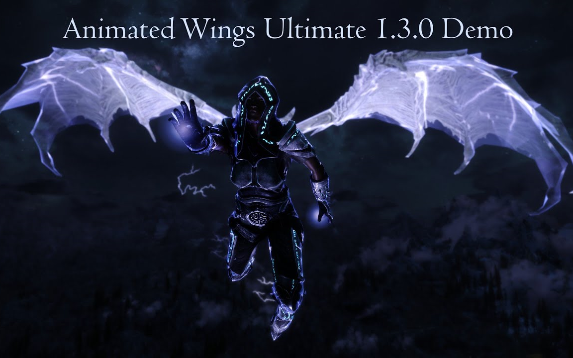 天际游戏机制mod 终极动画翅膀animated Wings Ultimate 哔哩哔哩 つロ干杯 Bilibili