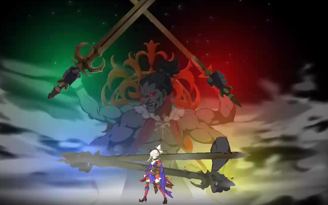 【fgo】宫本武藏百合(社保)哪吒