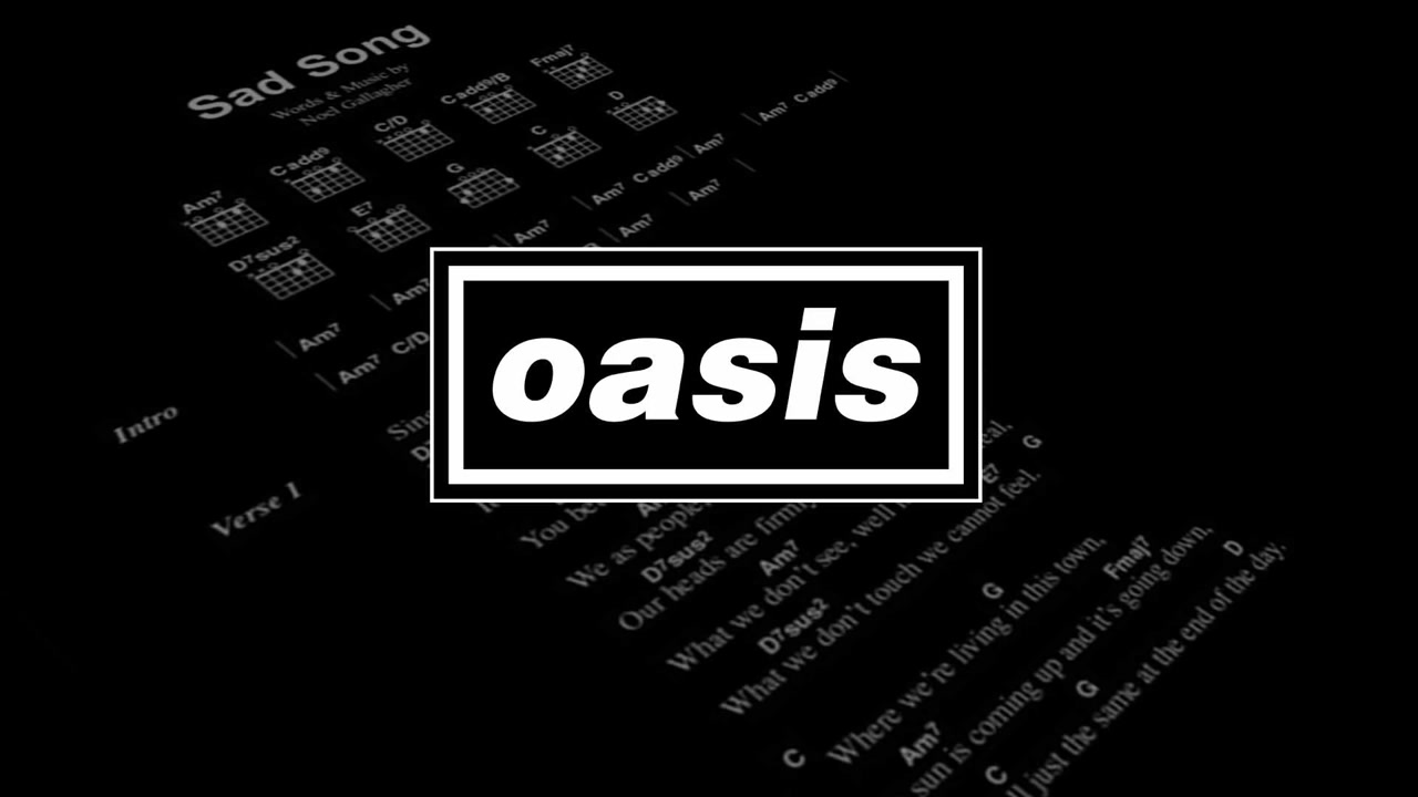 【oasis】sad song (liam vocals)