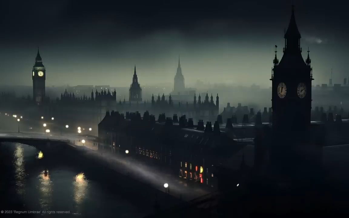 【ASMR】黑暗钟的音乐 闹鬼的伦敦 暴风雨前 放松忧郁的钢琴声