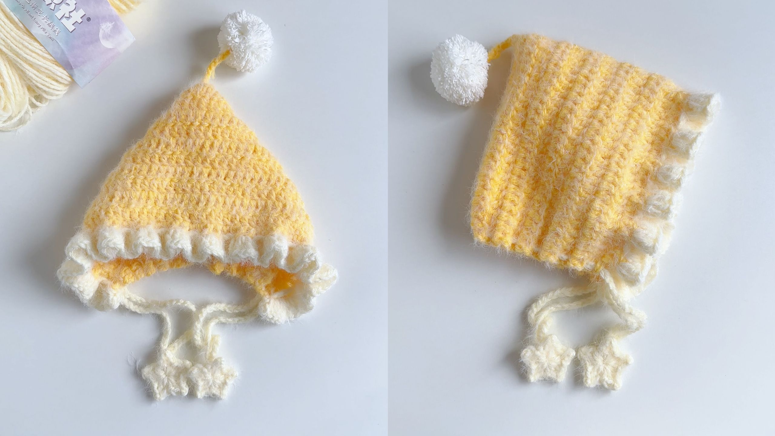 小黄帽教程｜10CM、20CM棉娃