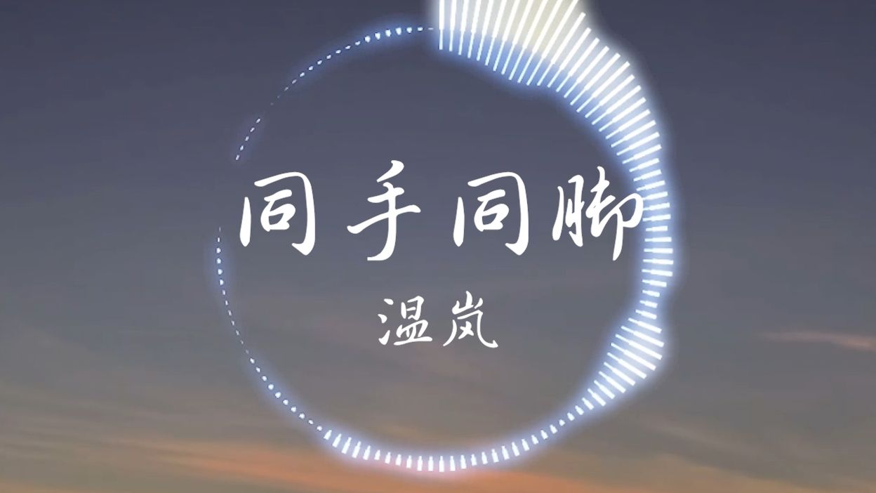 【Hi-Res无损】温岚《同手同脚》“未来的每一步一脚印 踏着彼此梦想前进”| 音乐可视化 | 动态歌词