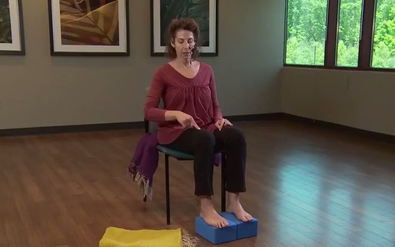 41 minute gentle chair yoga