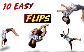 十个最常见的空翻动作！10 Easy Flip