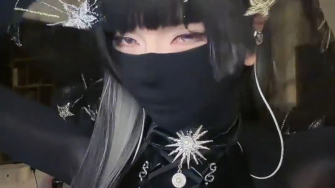 【占星术士！烫金黑纱+连体厚黑！新衣服实在是太美丽啦！】苏瑾然全程录屏2026年5月8日