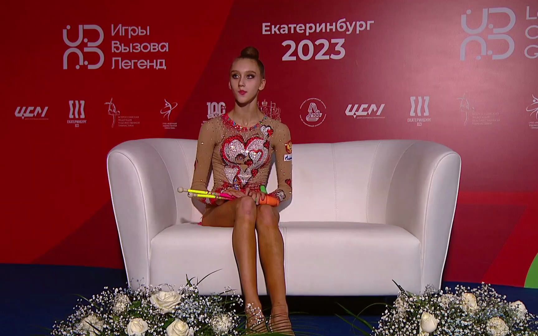 【艺术体操】Victoria Bespalova FIG成年组个人单项OC棒操 | 2023年俄罗斯传奇挑战运动会