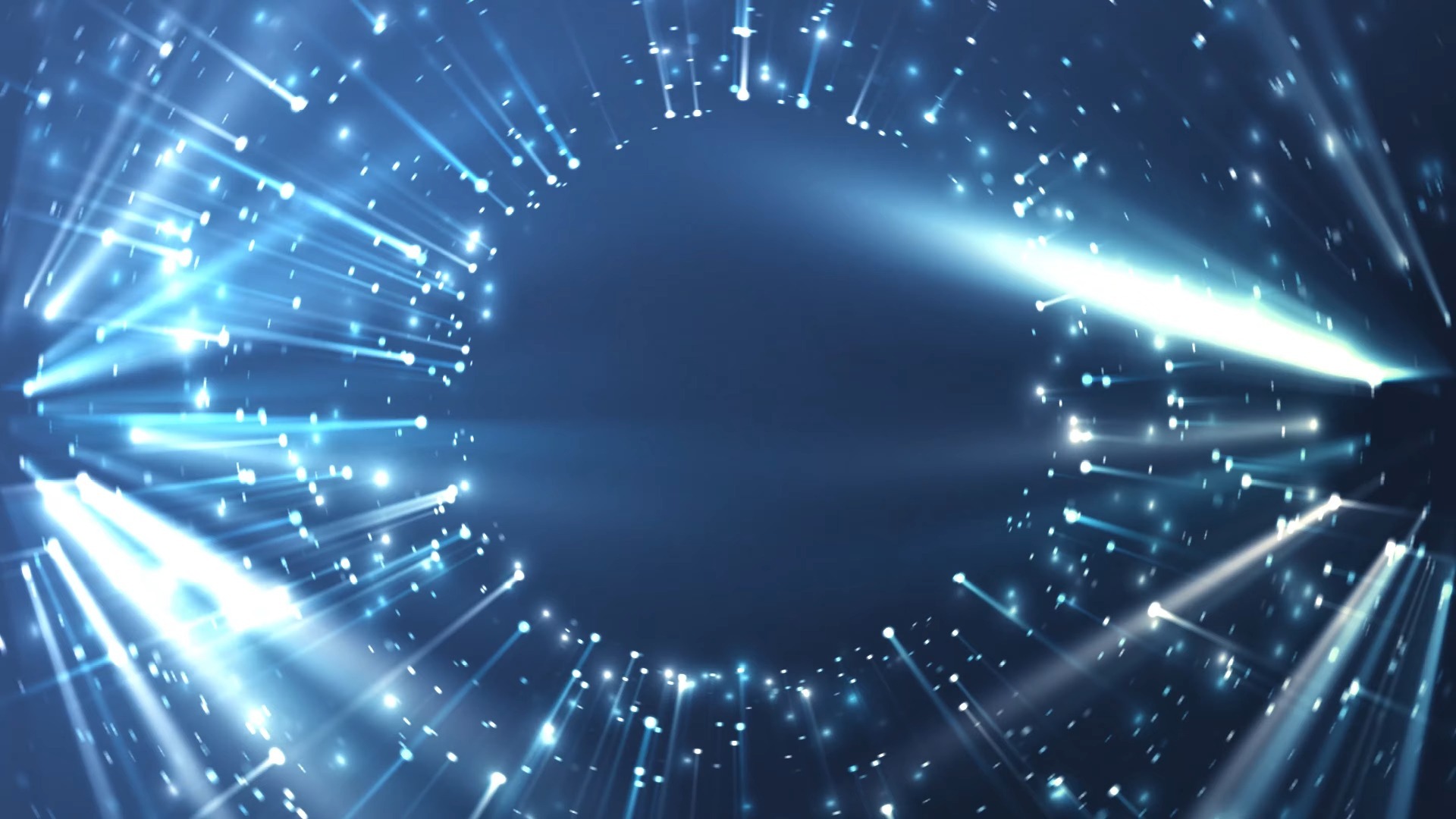 【舞台背景】7-光束氛围蓝色系列动态循环视频背景❤️ 浪漫梦幻舞蹈晚会年会循环动画