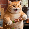 橘猫卖烧烤，被恶意针对，一招反制，生意更火了