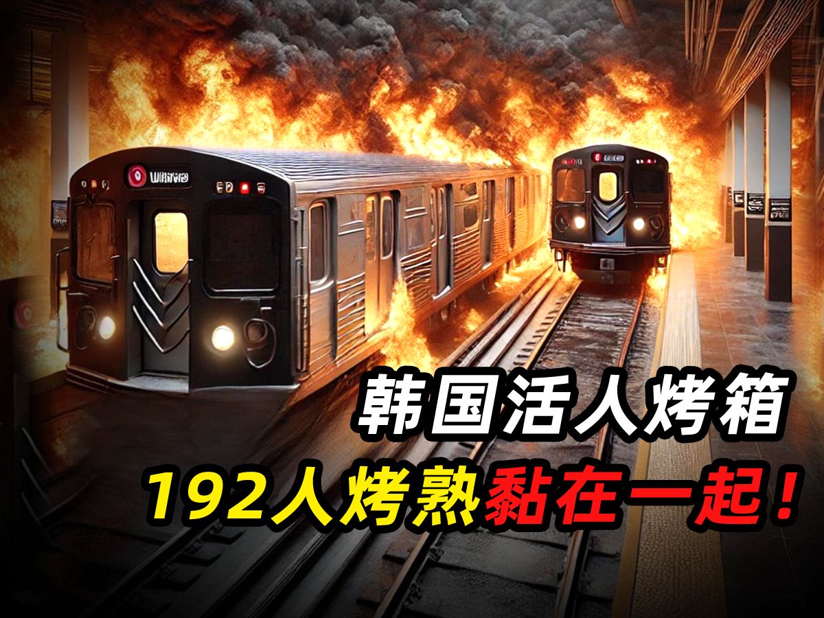 韩国地铁纵火案，司机拔钥匙逃跑，198人锁死在车厢？