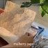 【造纸术】(仿古法)：四个月做出构树皮纸