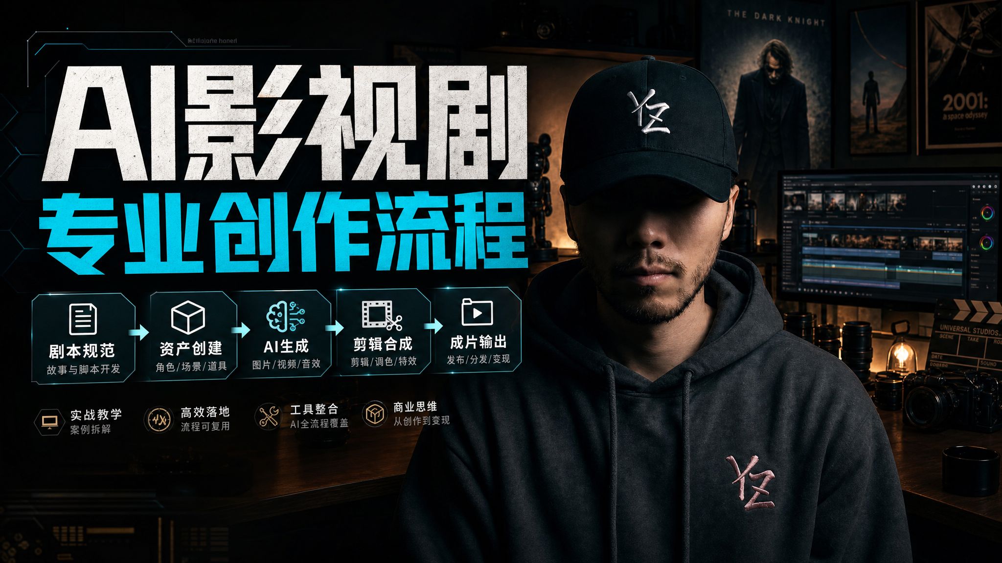 目前最详细的AI影视剧创作专业流程讲解，运用传统影视工业流程思维帮助你制作出更好的AI影视作品