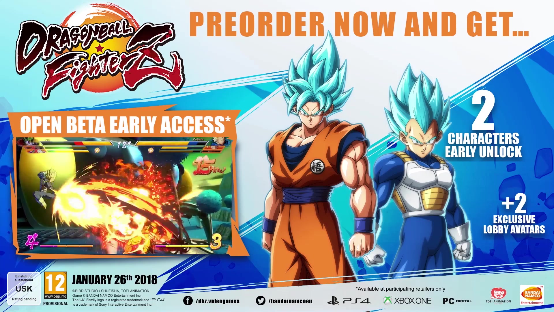 ps4, pc | 龙珠 z战士 | dragon ball fighterz - let