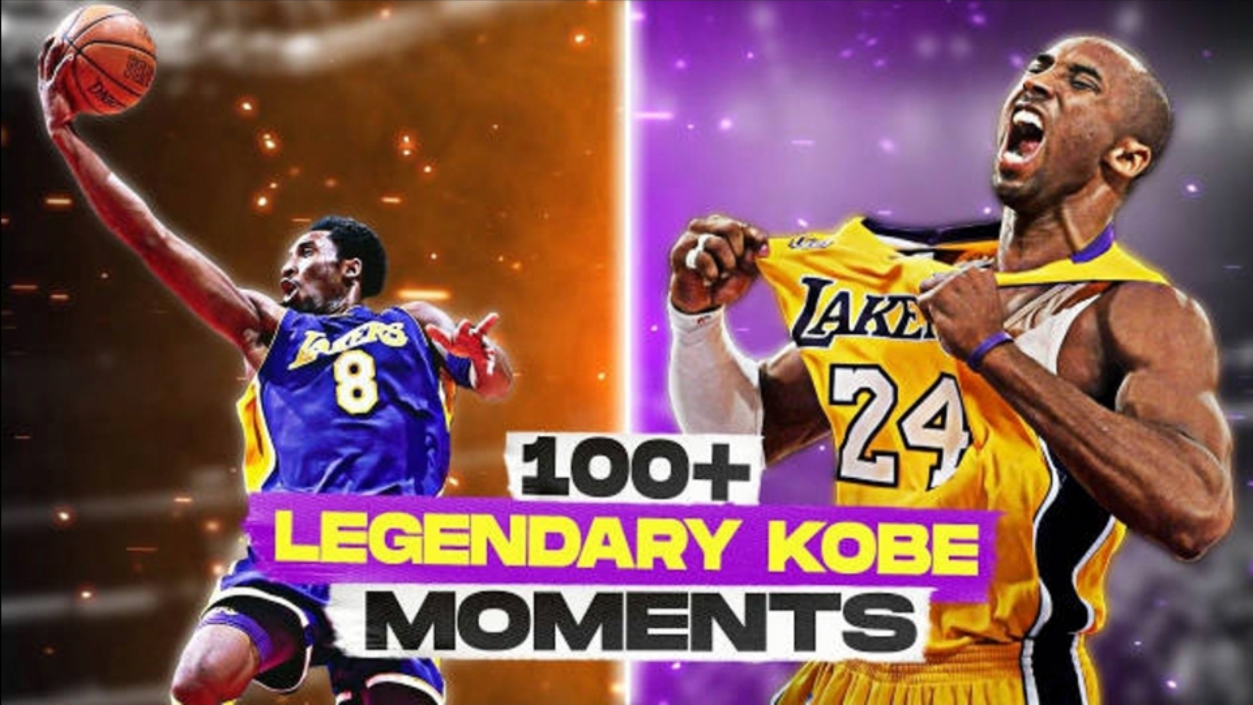 科比生涯百大精彩镜头！